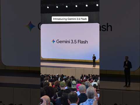 Video Thumbnail: Gemini 3.5 Flash has landed.