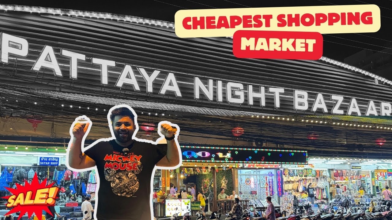 Discover unbeatable Bargains at Pattaya's Night Bazaar!
