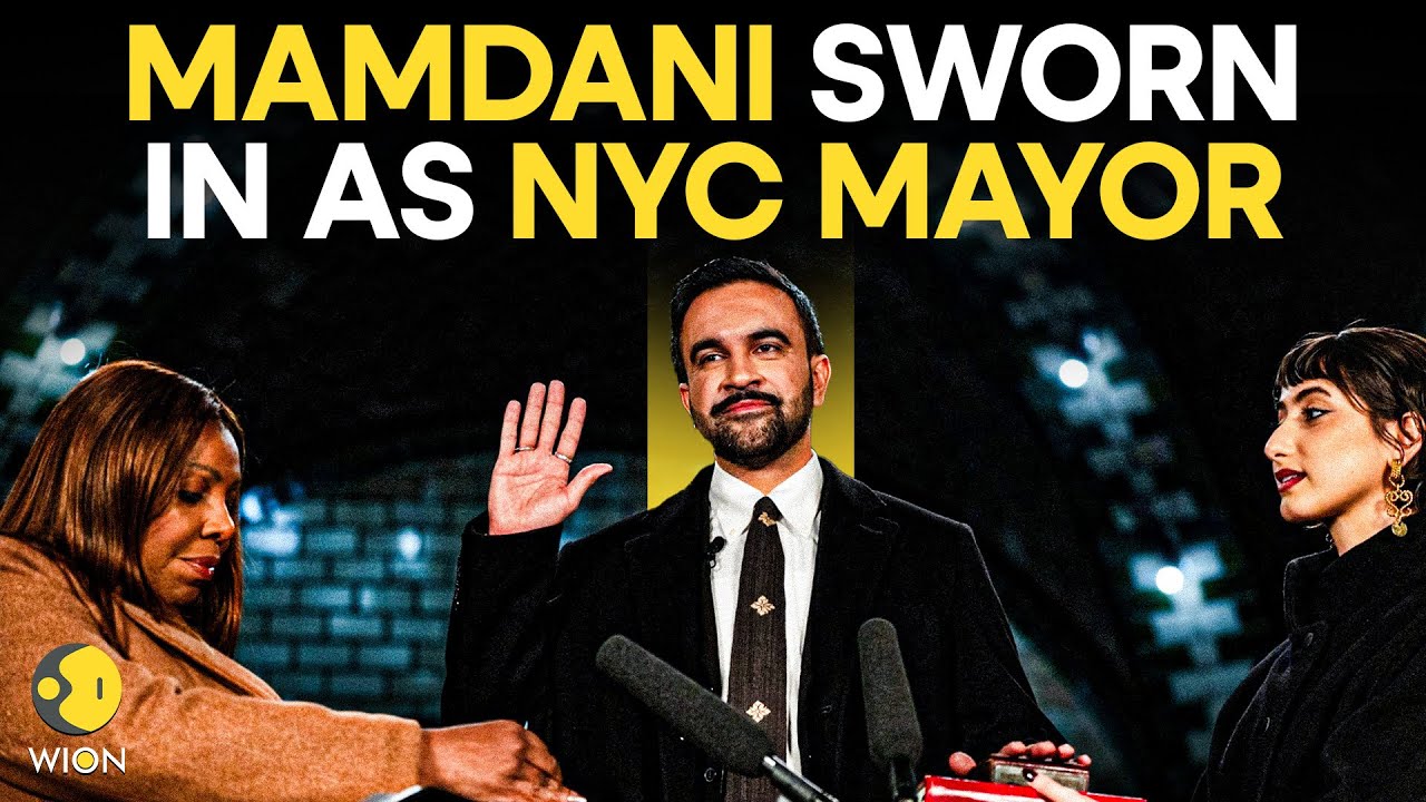 Zohran Mamdani sworn in as New York City Mayor in First Minutes of 2026 | WION Originals
