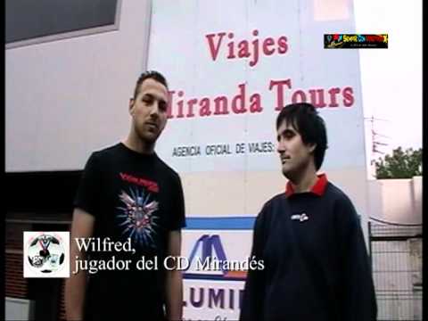 Entrevistas a Pablo Infante, Wilfred, Antxon Muneta y Carlos Pouso mas saludo para "Punto Pelota"