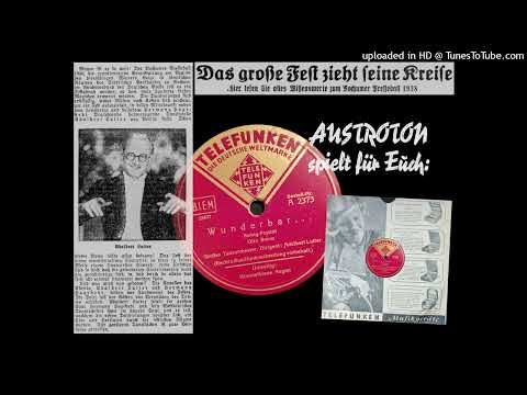 Gr. Tanzorch. Adalbert Lutter: Wunderbar ... - Swingfoxtrott (Berlin 1937)