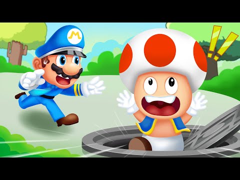 Manhole Cover is Dangerous | Safety Police Cartoon | Sheriff Mario Cartoon