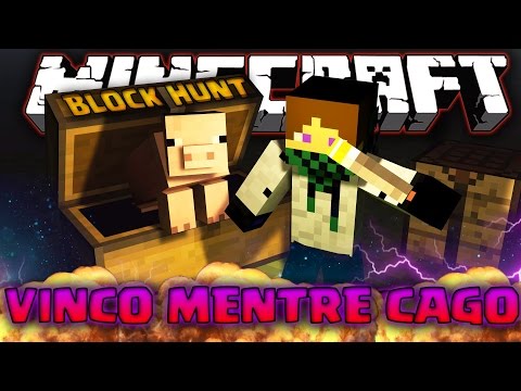 VADO IN BAGNO A *** E VINCO! - Minecraft BLOCK HUNT W/ KeNoia JacoRollo Tear