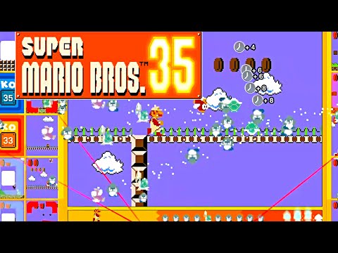 Super Mario Bros. 35 Battle Royale Gameplay #75