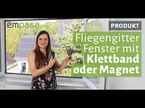 Fliegengitter Fenster mit Magnet oder Klettband – Insektenschutz ohne Bohren! | empasa