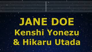 Download lagu Karaoke♬ JANE DOE - Kenshi Yonezu, Hikaru Utada 【No Guide Melody】  Lyric Romanized Chainsaw Man mp3