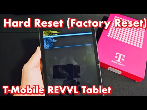 REVVL Tablet: How to Hard Reset (Factory Reset)