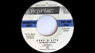 Keep a Lite - Lil & Rene - REPRISE DJ 20206 (1963)