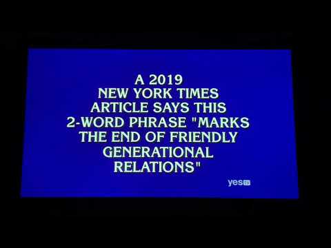 Jeopardy, Greatest of All Time Day 3, Game 2 - “OK Boomer” 😂 (1/9/20)