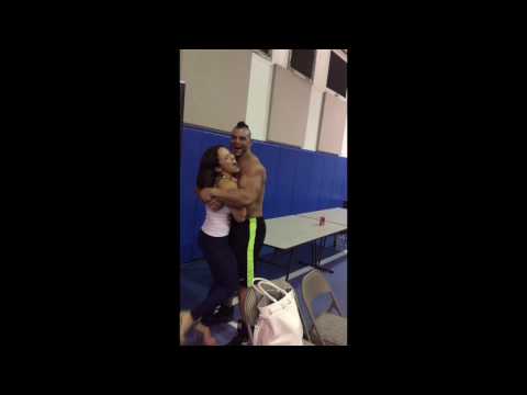 WATCH: Brian Cage And Melissa Santos Chop Each Other