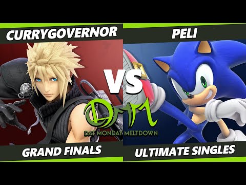 DAT Monday Meltdown 215 GRAND FINALS - Peli (Sonic) Vs. CurryGovernor (Cloud) SSBU Ultimate