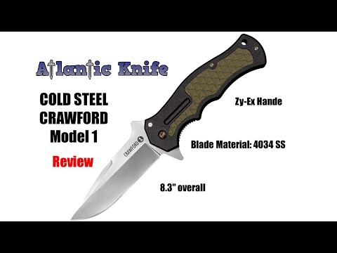 Cold Steel Crawford Model 1 Folding Knife Review | Atlantic Knife Reviews