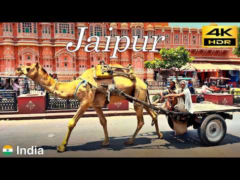 Jaipur Daytime and Evening Walk | Jaipur Old City | India 🇮🇳 May 2024 [4K HDR]
