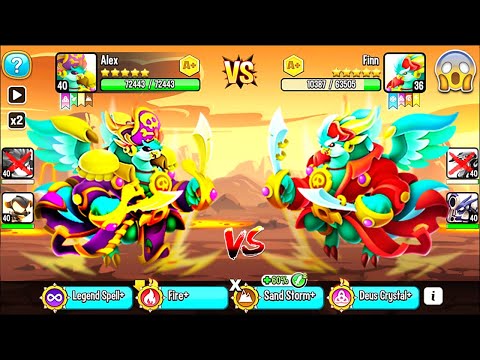 Dragon City: High Seven Dragon | NEW League Battle 400 [MAX LEVEL] 😱