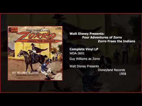 Four Adventures of Zorro #2: Zorro Frees the Indians by Disneyland Records