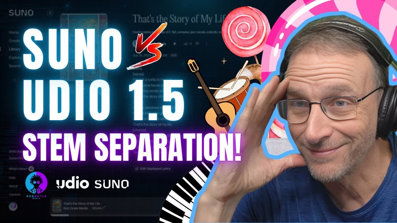 Udio 1.5 Update vs. Suno Stem Separation!