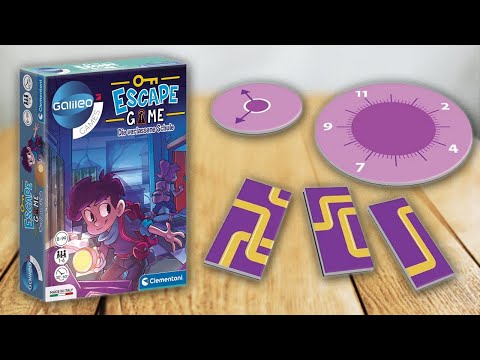 ESCAPE GAME (Lösung)  - Die verlassene Schule - Spielregeln TV (Spielanleitung Deutsch) - CLEMENTONI