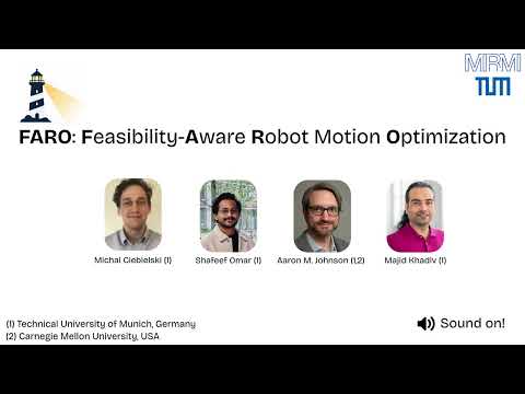 FARO : optimisation de mouvement de robot sensible à la faisabilité