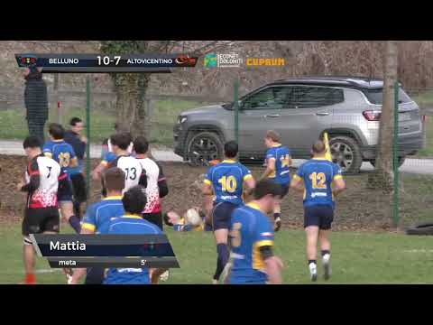 Highlights | Rugby Belluno - Rugby Altovicentino | Serie C 2025-26