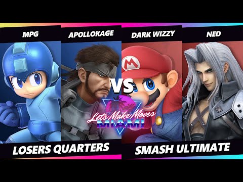 Let's Make Moves Miami - MPg & ApolloKage Vs. Dark Wizzy & Ned - SSBU Ultimate Tournament