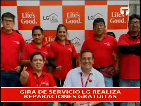 Gira de servicio Lg realiza reparaciones gratuitas