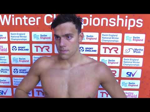 James Guy 200m Fly Post Race Interview | Swim England National Winter Champs 2017