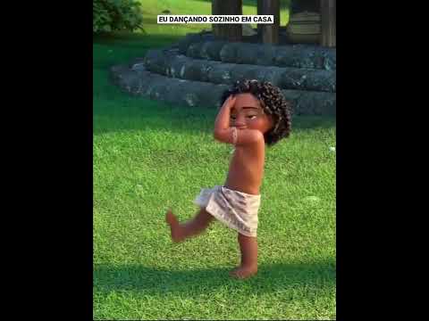 EU DANÇANDO SOZINHO EM CASA - MOANA #shorts