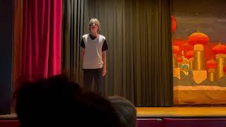 Finn Evans singing Proud of Your Boy from Aladdin