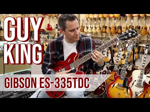 Guy King playing a Gibson ES-335TDC here at Norman's Rare Guitars