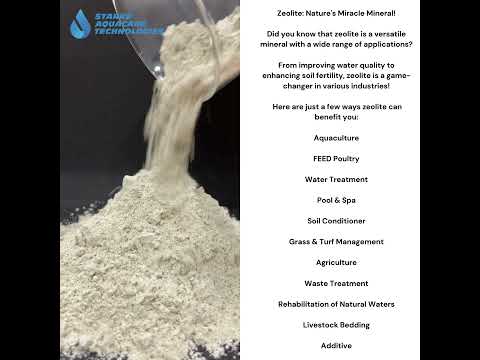 Natural Zeolite Clinoptinolite Powder video by Starke Aquacare Technologies