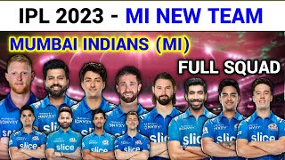 IPL 2023 - Mumbai Indians (MI) Full Squad | Mumbai Team Probable Squad After 2023 Mini Auction