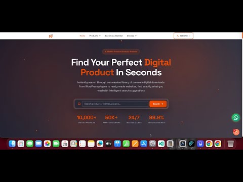 Digital Product Marketplace — WordPress + WooCommerce Preview