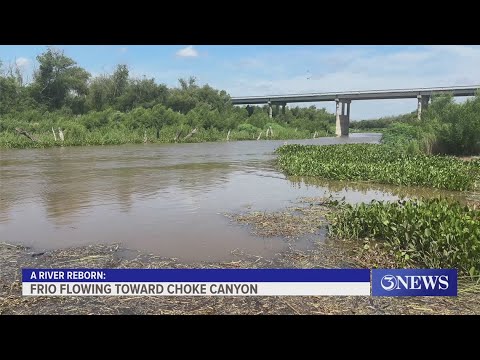 Frio flowing toward Choke Canyon