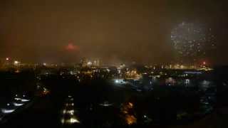 preview picture of video 'Gdańsk sylwester 2014/2015, 31 grudnia 2014 - pokaz sztucznych ogni'