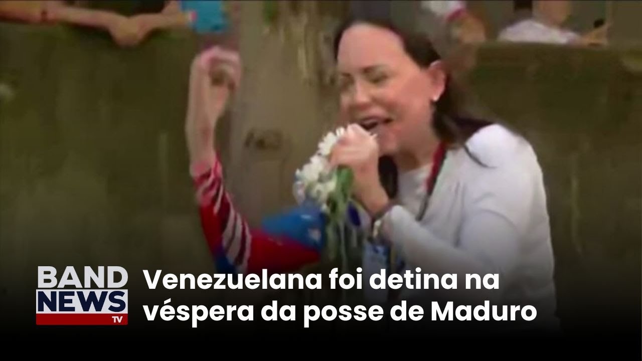 Oposição diz que María Corina foi presa | BandNewsTV
