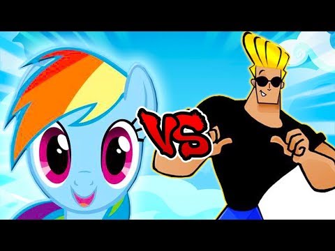 Rainbow Dash Vs Johnny Bravo - Epic Battle - Left 4 dead 2 Gameplay (L4D2 Johnny Bravo Mod)