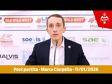 Legnano vs. Lumezzane post-match | Marco Ciarpella, January 11, 2026