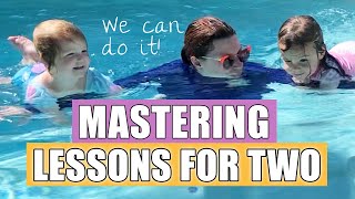 5 Tips for Teaching 2 Toddlers to Swim at the Same Time