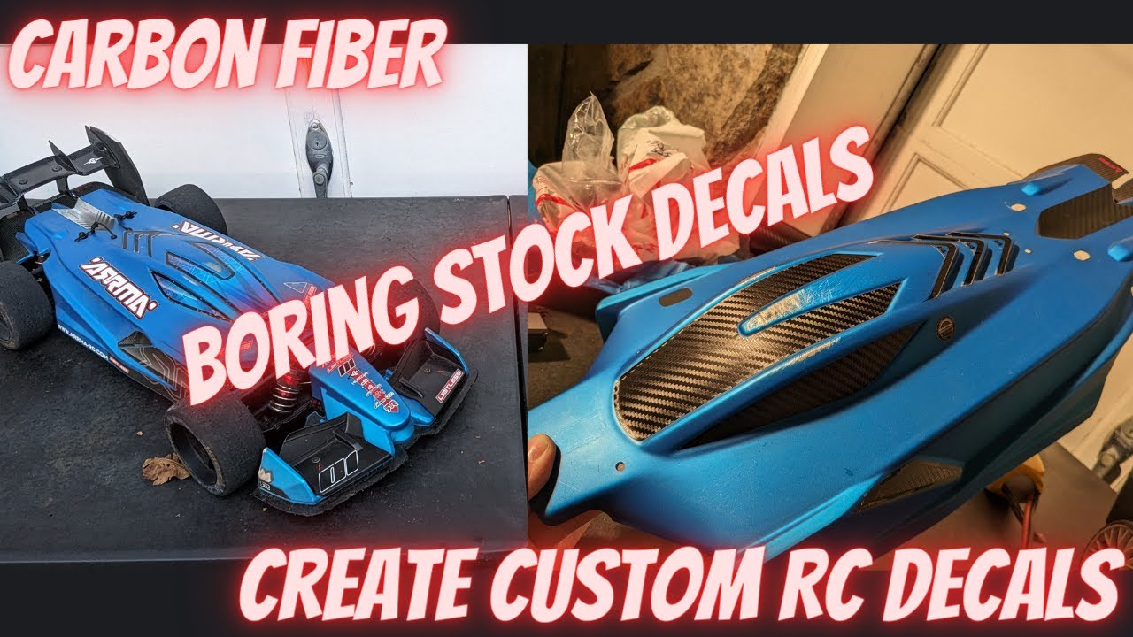 Make Custom RC Car Decals - Arrma Limitless