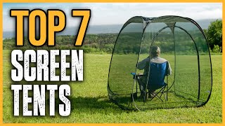 Top 7 Best Screen Tents 2025