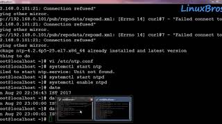 How to configure NTP server & client on RHEL 7