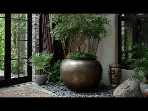 Design Secrets: How to Make a Tiny Urban House Look HUGE with a Tropical Zen Garden