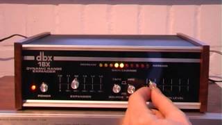 Video thumbnail for DBX 1BX dynamic range extender by Frank Pachen