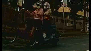 【車禍影片】 機車騎士不專心導致追撞前方騎腳踏車的阿嬤（2023.04.24 高雄市左營區自由三路