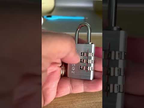 Change or reset lock combination on Master Lock 630D