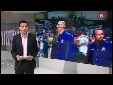 Crónica partido 3 Playoff Palma Air Europa - CB Prat (IB3 Notícies Migdia)