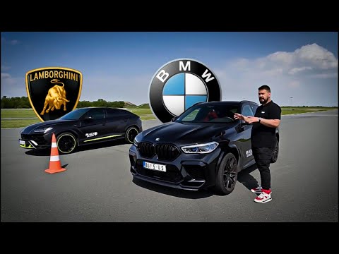 Lamborghini Urus VS BMW X6M Competition - DRAG RACE by Black Glass