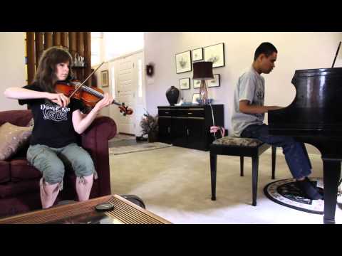 COME THOU FOUNT - LINDSEY STIRLING & BLIND PIANO PRODIGY KUHA'O CASE IMPROV DUET