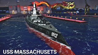 USS Massachusetts Gameplay | No Commentary | Modern Warships