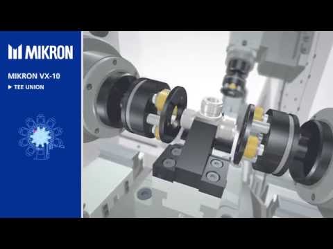 MIKRON - Mikron VX-10 - Tee Union Rotary Transfer Rundtaktmaschine macchina transfer